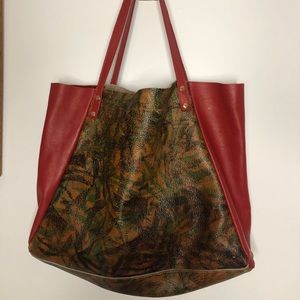 👜 real leather bag